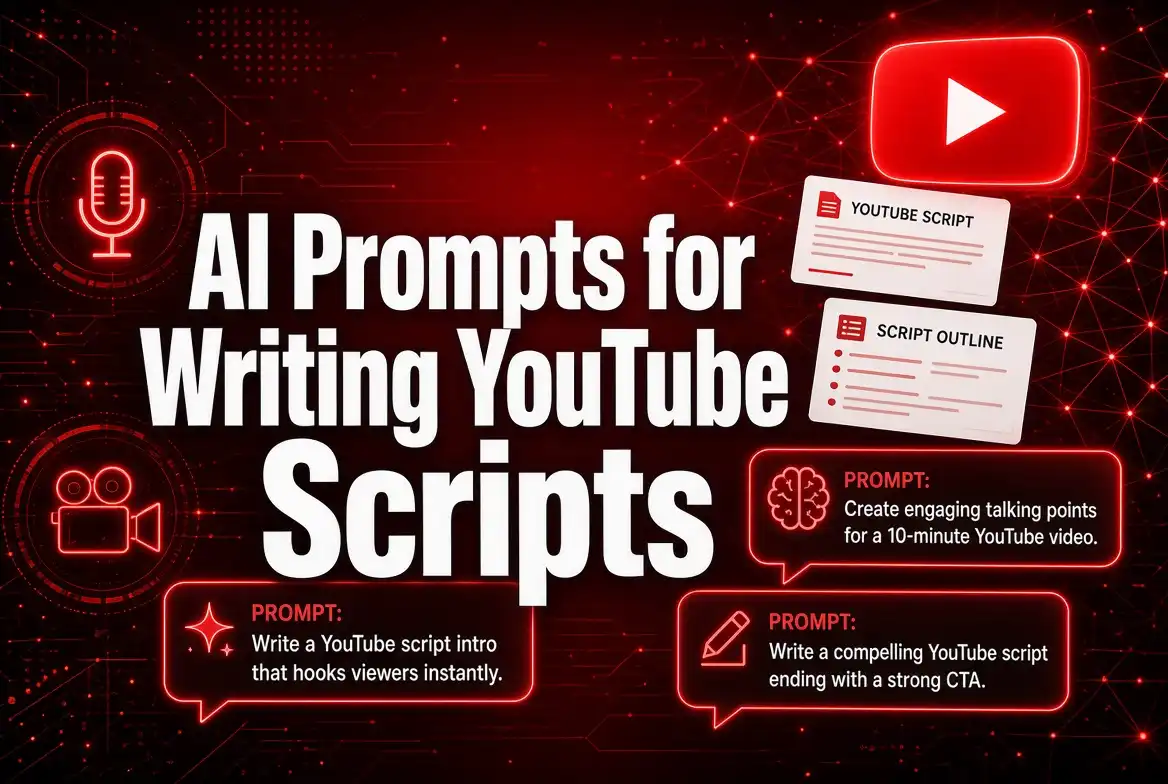 AI Prompts for Writing YouTube Scripts – 25+ Useful Prompts