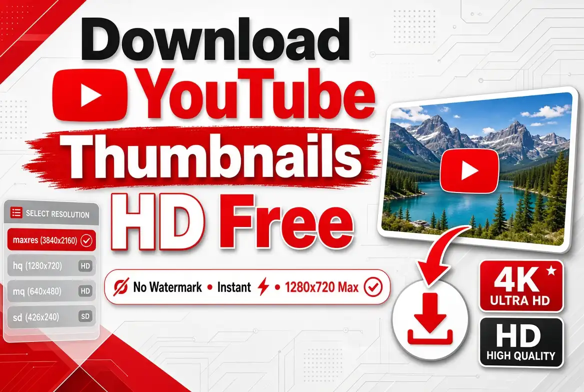 How to Download YouTube Thumbnails in HD/4K for Free (No Watermark)